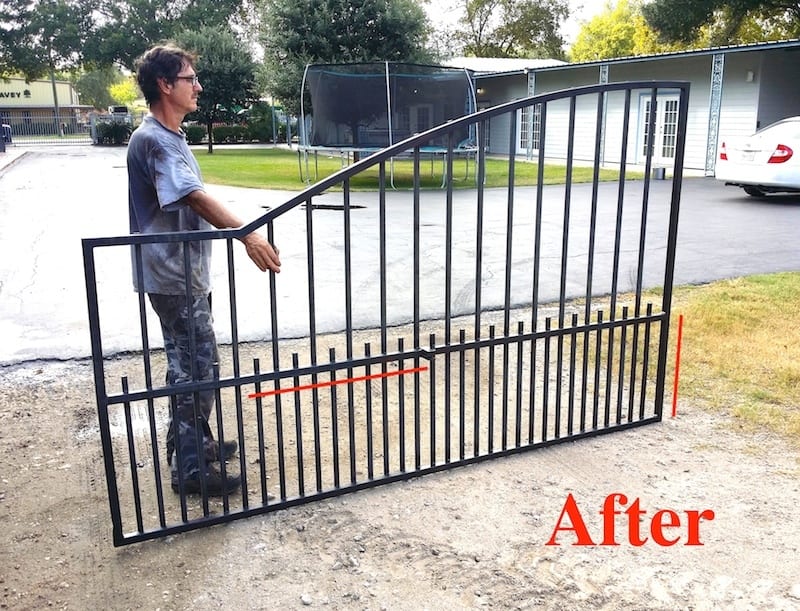 crashed gate after crashed gate after